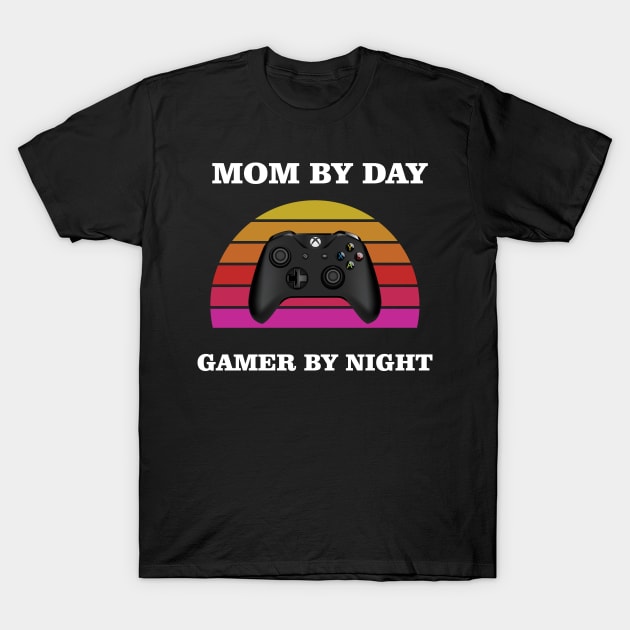mom by day gamer by night T-Shirt by Ericokore